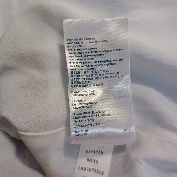 Tommy Hilfiger Womens Sleeveless Geometric Print Dress Midi Size XL - Picture 9 of 10